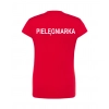 T-shirt -  pielęgniarka koszulka medyczna damska czerwona